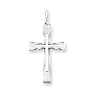Laser Designed Cross Pendant Sterling Silver QXR150, MPN: QXR150, 883957534251