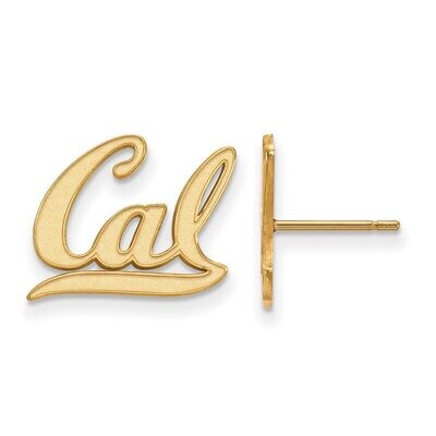 University of California Berkeley Small Post Earring Gold-plated Silver GP008UCB, MPN: GP008UCB, 88…