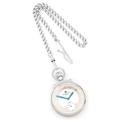 Charles Hubert Gold Finish Off-white Dial Open Face Pocket Watch XWA3341, MPN: XWA3341, 811233018607