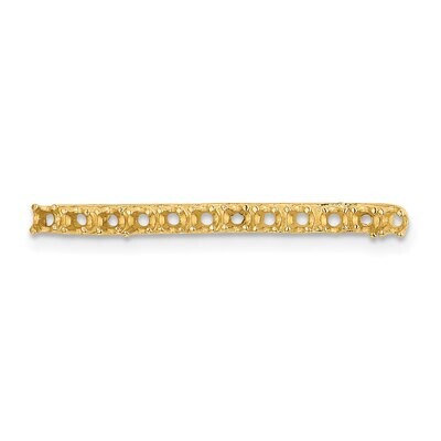 24.5 x 1.7mm Strip Setting 14k Yellow Gold YG319, MPN: YG319,