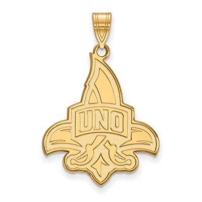 University of New Orleans x-Large Pendant Gold-plated Silver GP004UNO, MPN: GP004UNO, 886774899534