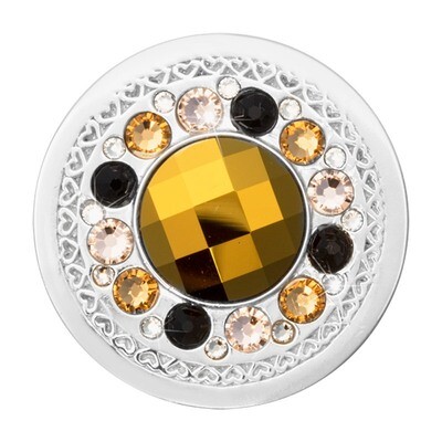 Nikki Lissoni Surrounded By Hearts Gold Silver-Plated 33mm Coin C1576SM, MPN: C1576SM, 8719075300206