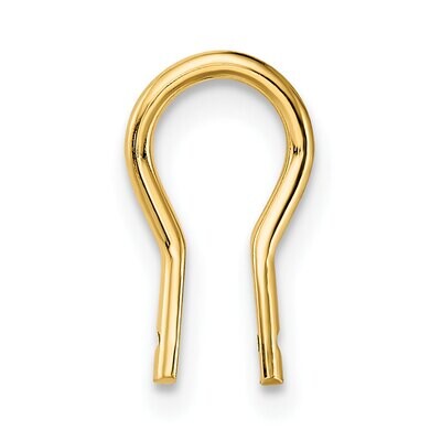 Lightweight Omega Clip Wire Component 14k Yellow Gold YG748, MPN: YG748,