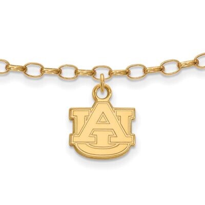 Auburn University Anklet Gold-plated Silver GP030AU, MPN: GP030AU, 886774933283