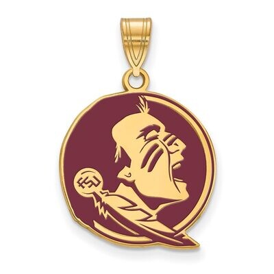 Florida State University Large Enamel Pendant Gold-plated Silver GP088FSU, MPN: GP088FSU, 886774956…