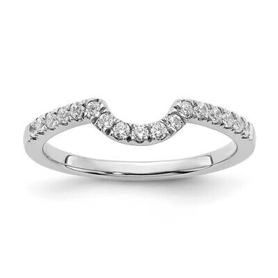 Si1/Si2, G H I, Matching Wedding Band 14k White Gold Lab Grown Diamond RM7989B-025-WLG, MPN: RM7989…