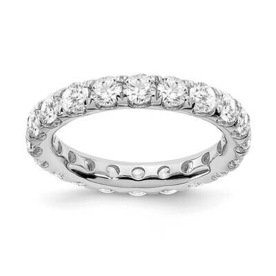 Vs/Si, D E F, 3Ct. Eternity Band 14k White Gold Lab Grown Diamond ET0005-300-8W4LD, MPN: ET0005-300…