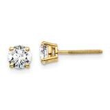 1Ctw Vs/Si, D E F, 4-Prong Screw Back Earrings 14k Gold Lab Grown Diamond EM1016S-100-LD, MPN: EM10…