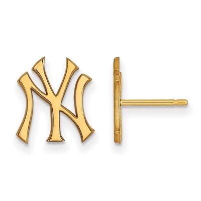New York Yankees Small Post Earring Gold-plated Silver GP009YAN, MPN: GP009YAN, 886774910437