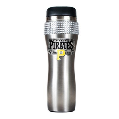 Pirates Silver Jeweled 14oz Stainless Tumbler GC3984, MPN: GC3984, 89006554441