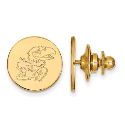 University of Kansas Lapel Pin 14k Yellow Gold 4Y059UKS, MPN: 4Y059UKS, 886774885605
