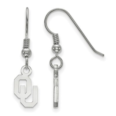University of Oklahoma x-Small Dangle Earrings Sterling Silver SS006UOK, MPN: SS006UOK, 886774957579