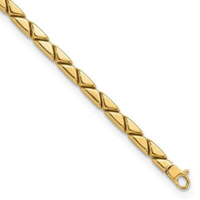 Triangles Stampato Bracelet 14k Gold Polished FB1924-7.5, MPN: FB1924-7.5, 883957812984