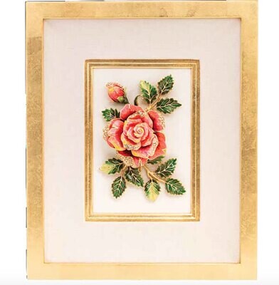 Jay Strongwater Sibylla Rose Wall Art SHW3326-256, MPN: SHW3326-256, 848510 039772