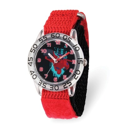 Disney Kids Big Hero 6 Red Nylon Band Time Teacher Watch  XWA5872, MPN: XWA5872, 842885106404