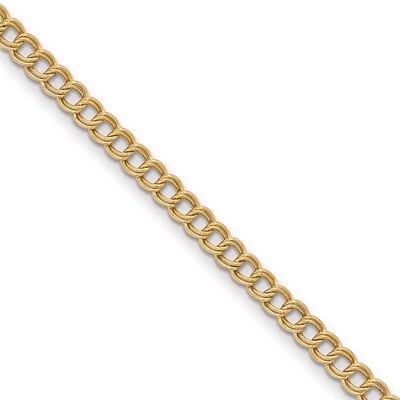 Steel 4.5mm Double Link Curb Pocket Watch Chain Gold-tone FTL158Y, MPN: FTL158Y,