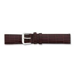 14mm Brown Wild Alligator Watch Band 6.75 Inch Silver-tone Buckle BAW88-14, MPN: BAW88-14, 88677415…