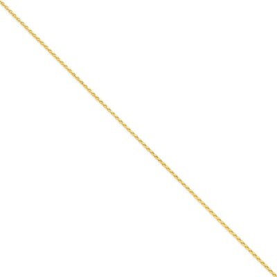 1.8mm Solid Diamond-cut Spiga Chain 20 Inch 14k Gold PEN131-20, MPN: PEN131-20, 886774431277