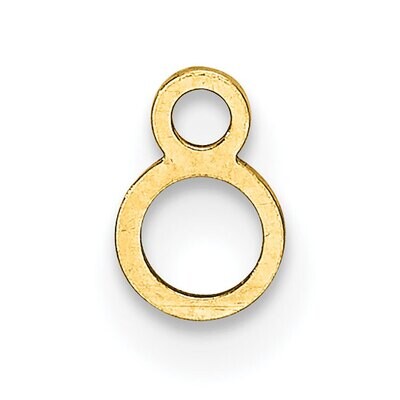 6 x 4mm Chain Tag Setting 14k Yellow Gold YG2087, MPN: YG2087,