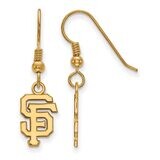 San Francisco Giants Small Dangle Earring Wire Gold-plated Silver GP007GIT, MPN: GP007GIT, 88677490…