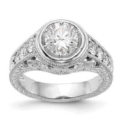 Diamond Semi-Mount Engagement Ring 14k White Gold RM2621E-063-WAA, MPN: RM2621E-063-WAA, 8839577978…