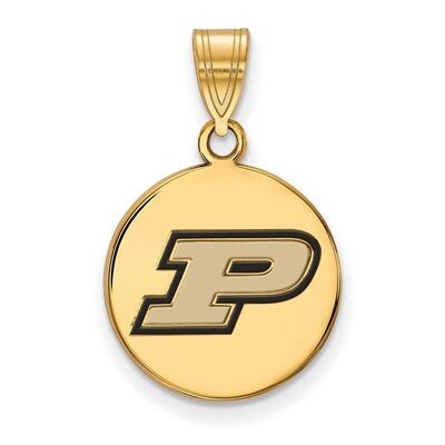 Purdue Medium Enamel Disc Pendant Gold-plated Silver GP033PU, MPN: GP033PU, 886774935904
