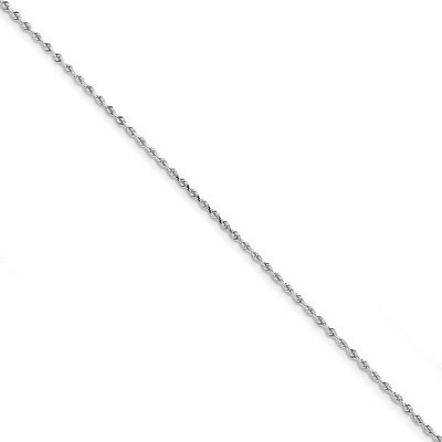 7 Inch 2.00mm Diamond -cut Quadruple Rope Chain 10k White Gold 10WQT016-7, MPN: 10WQT016-7, 1911016…