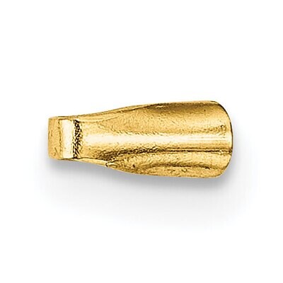 Round Chain Tab 14k Yellow Gold YG2078, MPN: YG2078,
