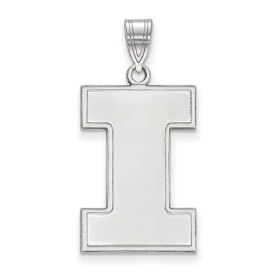 University of Illinois Extra Large Pendant Sterling Silver SS005UIL, MPN: SS005UIL, 886774708287