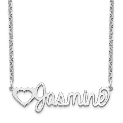 Customized Nameplate Necklace Sterling Silver XNA1050SS, MPN: XNA1050SS, 191101990205