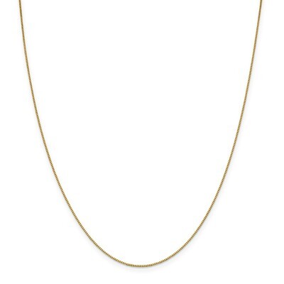 Leslie&#39;s .7mm Box Chain 20 Inch 18k Gold HB-18LP18-20, MPN: 18LP18-20, 191101177590