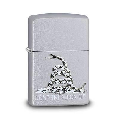 Zippo Satin Chrome Dont Tread On Me Lighter GM22087, MPN: GM22087, 191693087178