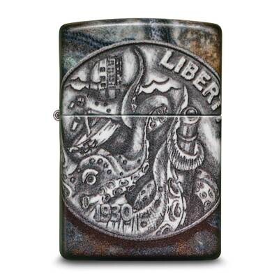 Zippo Pirate Coin Matte Finish Lighter GM25811, MPN: GM25811, 191693199307