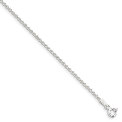 1.5mm Solid Rope Chain 26 Inch Sterling Silver QDR030-26, MPN: QDR030-26, 191101768699