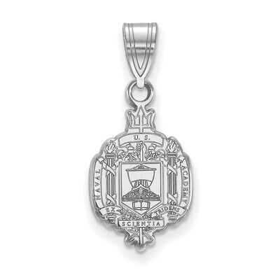 Navy Medium Crest Pendant Sterling Silver SS035USN, MPN: SS035USN, 886774702360