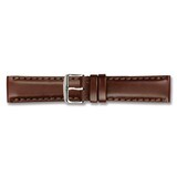 22mm Brown Oil Leather Watch Band 7.5 Inch Silver-tone Buckle BAW322-22, MPN: BAW322-22, 6022697209…