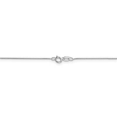 28 Inch 0.50mm Box Chain 14k White Gold WLB040-28, MPN: WLB040-28, 886774582184