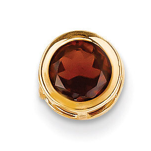 6mm Garnet bezel pendant 14k Gold XP321GA, MPN: XP321GA, 883957231419
