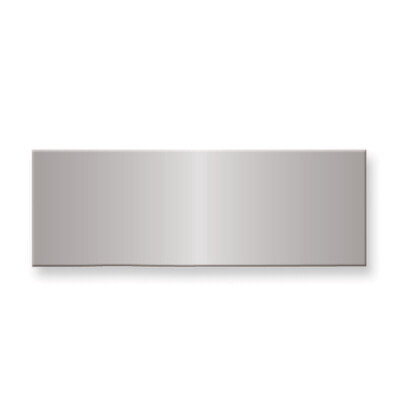 3/4 x 2 1/8 Polished Aluminum Plates-Sets of 6  GL9788-PA, MPN: GL9788-PA,