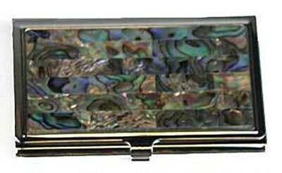 Tizo Abalone Business Card Case Holder MOP100ABA, MPN: MOP100ABA,