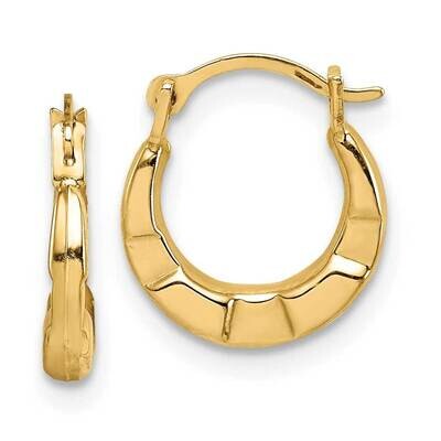 Hoop Earrings 14k Gold GK1076 by Madi K, MPN: GK1076, 191101902789