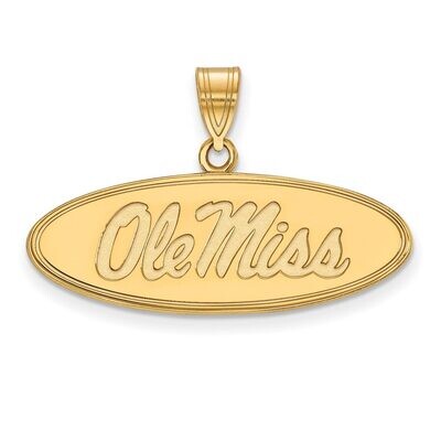 University of Missisippi Medium Pendant Gold-plated Silver GP003UMS, MPN: GP003UMS, 886774896946