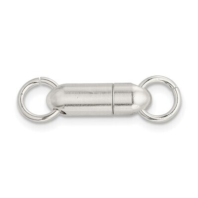 14.5 x 4.5mm Polished Magnetic Clasp Sterling Silver SS3637, MPN: SS3637,
