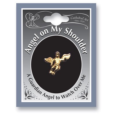 Gold-tone Angel on My Shoulder Lapel Pin GM4196, MPN: GM4196, 785525205573