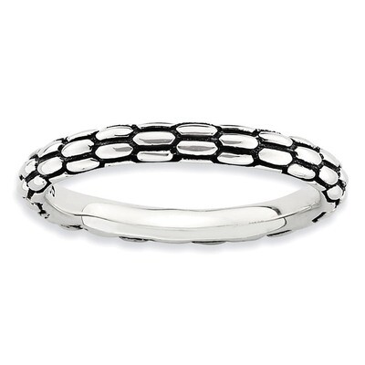 Ring - Sterling Silver Antiqued QSK797, MPN: QSK797, 886774226019