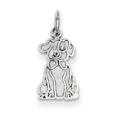 Puppy Charm 14k White Gold K3386, MPN: K3386, 886774099774