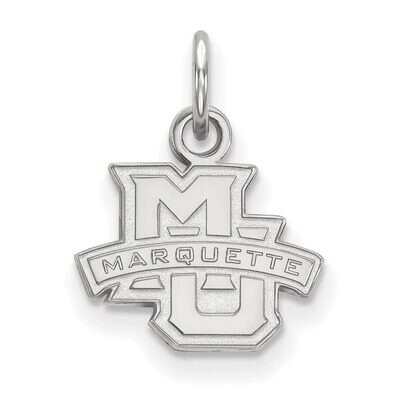 Marquette University x-Small Pendant 14k White Gold 4W001MAR, MPN: 4W001MAR, 886774824253