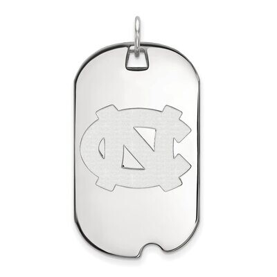 University of North Carolina Large Dog Tag 10k White Gold 1W025UNC, MPN: 1W025UNC, 886774784281