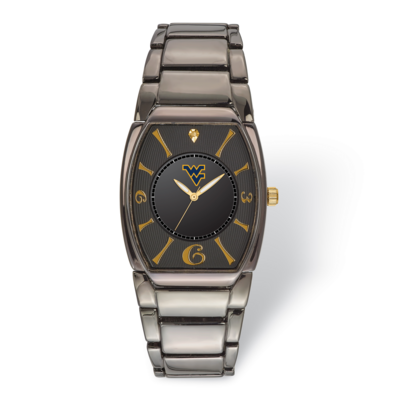 West Virginia University Executive Black-plated Watch WVU168, MPN: WVU168, 634401357205