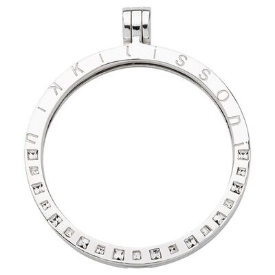 Nikki Lissoni Silver-plated Pendant with 19 Square Swarovski Stones 45mm P10SL, MPN: P10SL, 8719075…